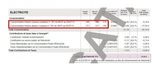 Duplicata de facture d'électricité