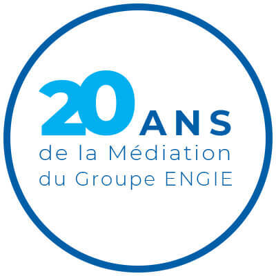 Logo 20ans de la Médiation du Groupe ENGIE