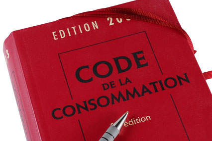 Photo du code de la consommation