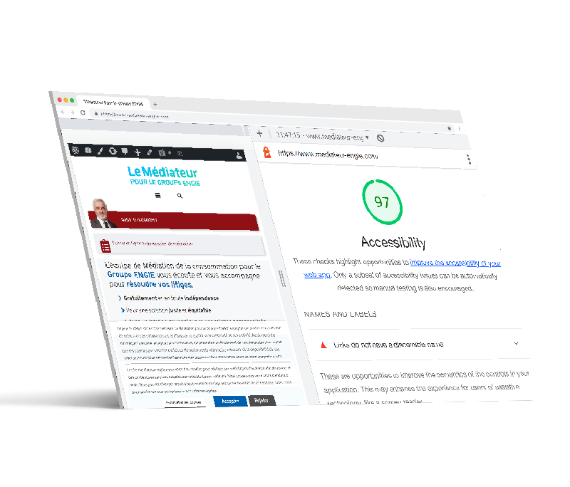 accessibilité au site internet